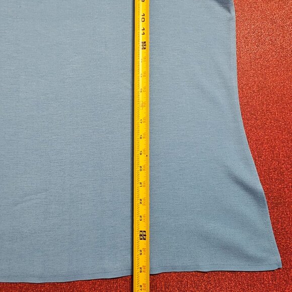 Ming Wang Sky Blue Burnout Jacket & Shell Set 2X/1X 3/4 Sleeve One Hook Luxury - Picture 12 of 15